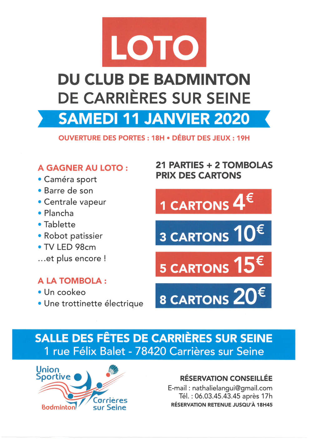 USC Carrières-sur-Seine Badminton